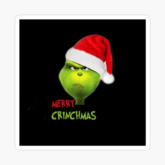 %Ggrinch% Sticker Cute  Christmas Sticker, Decal for Kids, Sticker For Book - Picture 1 of 1